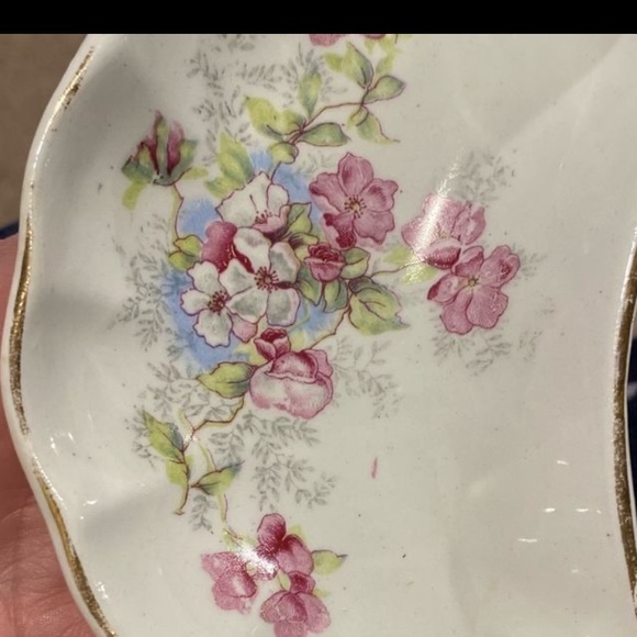 Early 1900’s Bone Floral Porcelain Trinket/Serving  Dishes - Picture 8 of 8